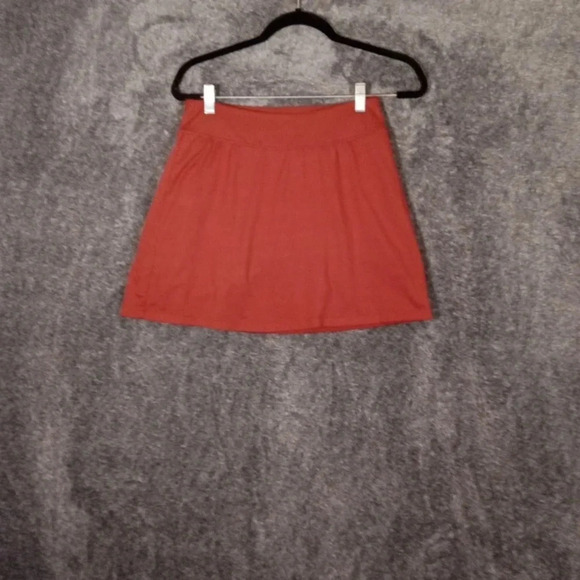 Title nine Buttah skort orange elastic waist size small women - Picture 1 of 8
